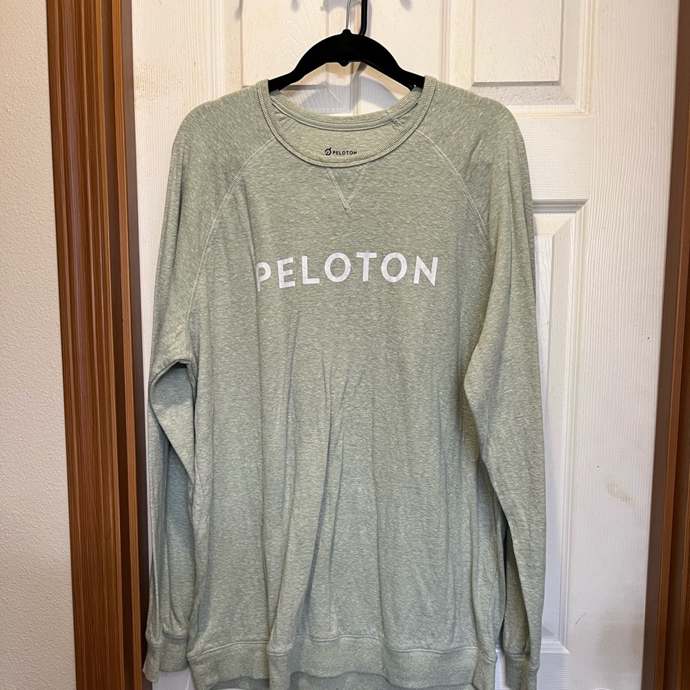 Peloton light weight crew neck sweatshirt — unisex